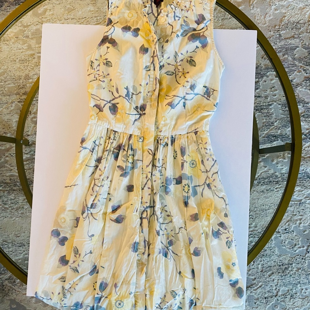 J. Crew Liberty floral sleeveless shirt dress, Sz. 00